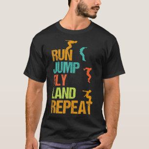 Springa-jump Fly Repeat, Parkour T Shirt