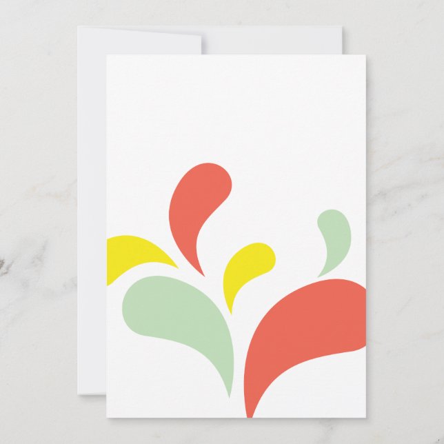 Springa, jump, Laugh & Play - Gym Födelsedagsfest Inbjudningar (Baksida)