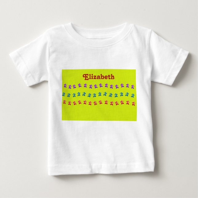Springa lilla doggies baby t-shirt (Framsida)