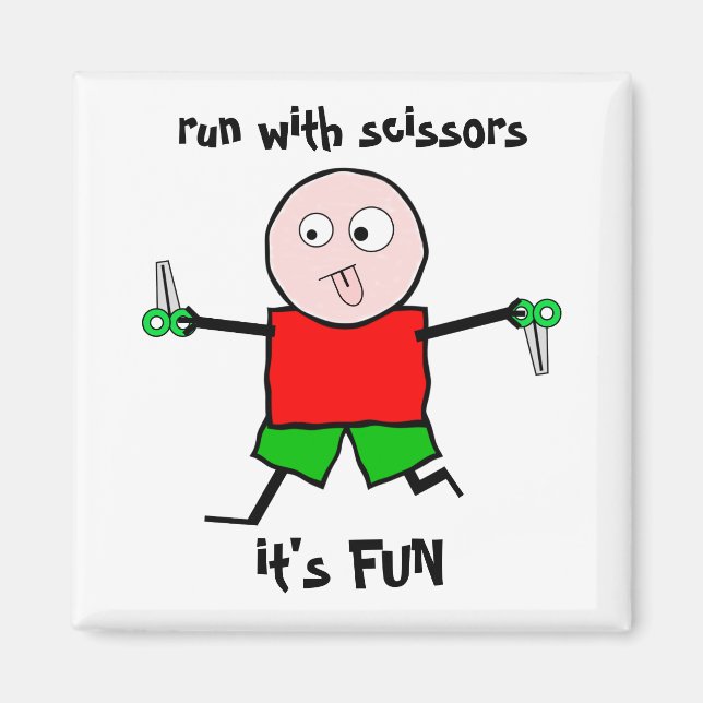 Springa med sax magnet (Framsidan)