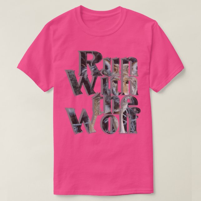 Springa med Vargen T Shirt (Design framsida)