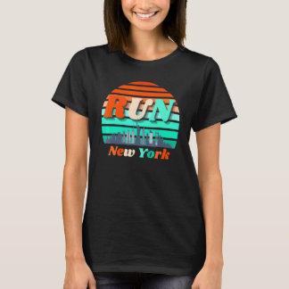 Springa New York Sunrise City Silhouette Celebrate T Shirt