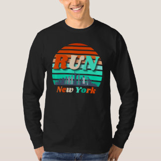 Springa New York Sunrise City Silhouette Celebrate T Shirt