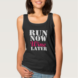 Springa Now Vin Senare, rolig springer maraton T Shirt