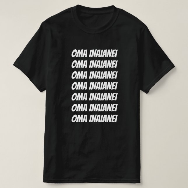 springa nu i Maori - oma inaianei T Shirt (Design framsida)
