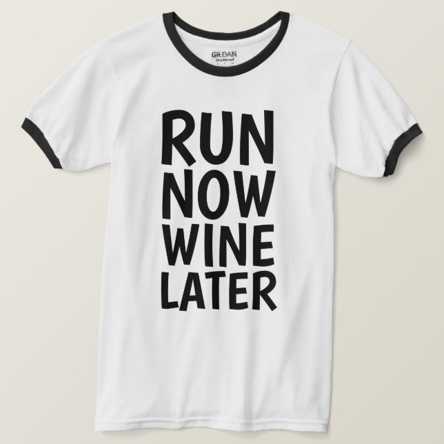 SPRINGA NU VIN SENARE, Springer T-tröjor Tee (Design framsida)