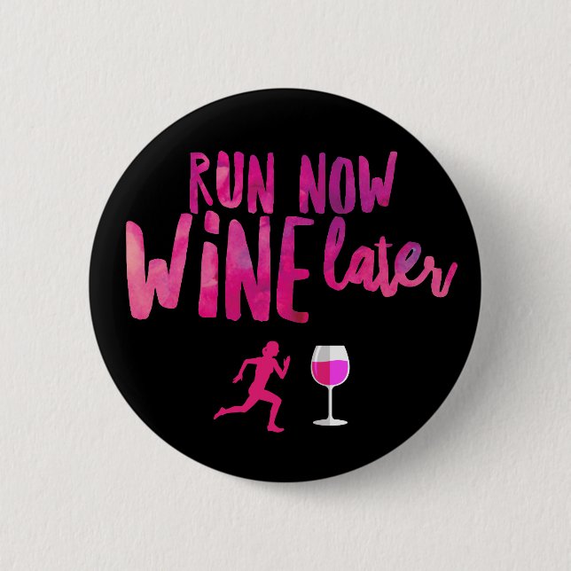 Springa Nu, Vin Senare Standard, 2¼ tum rund knapp (Framsida)