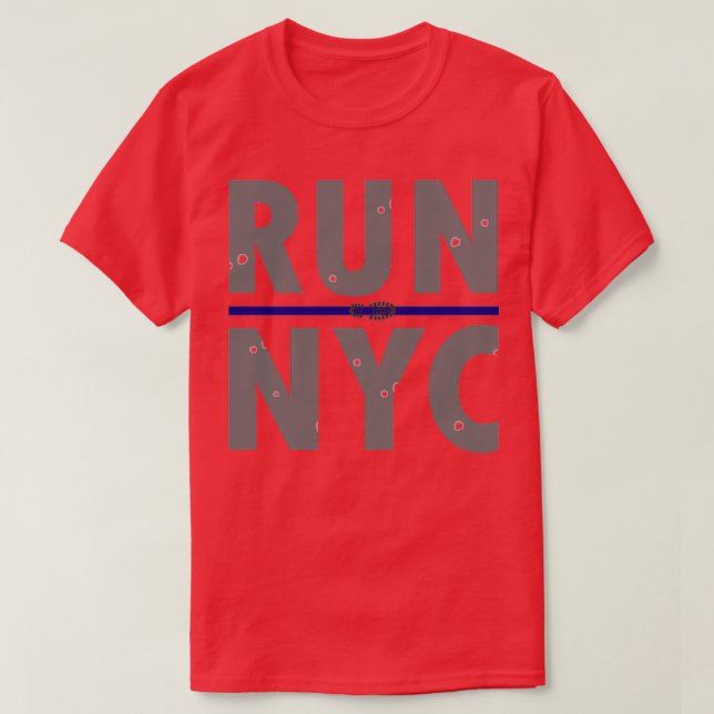SPRINGA NYC New York City Springers Marathon T Shirt (Design framsida)