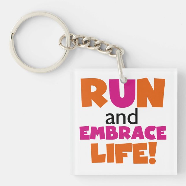 Springa och embrace Life Orange Rosa (Framsidan)