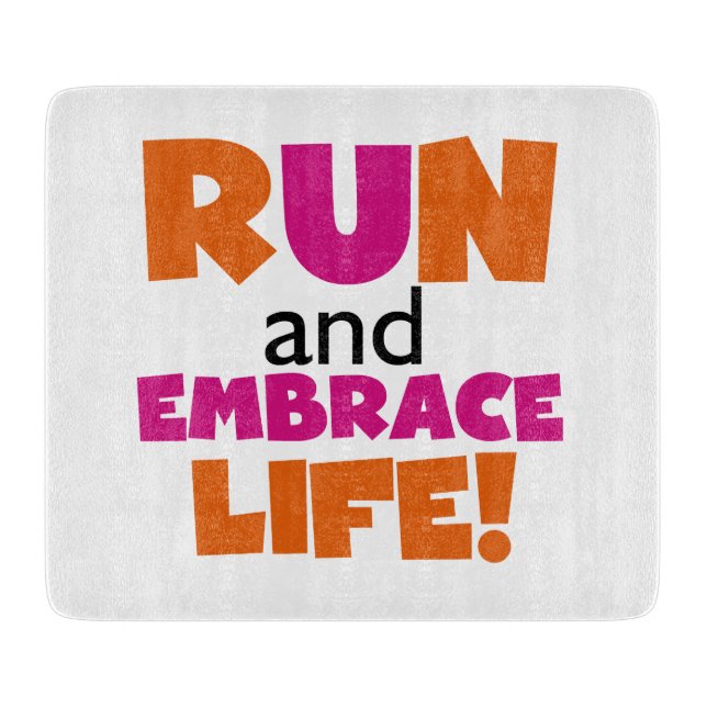 Springa och embrace Life Orange Rosa (Framsidan)