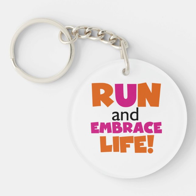 Springa och embrace Life Orange Rosa (Framsidan)