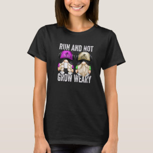 Springa och inte växla veckovis löpande citat för t shirt