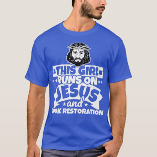 Springa om återställande av Jesus och Bok T Shirt
