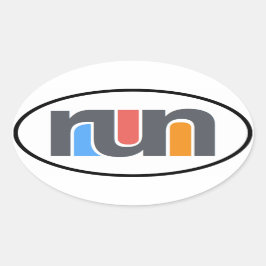 Springa Oval Car Sticker Ovalt Klistermärke