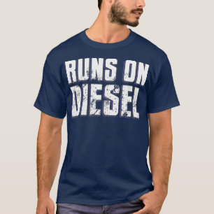 Springa på Diesel Funny Turbo Diesels Lastbilar Ro T Shirt