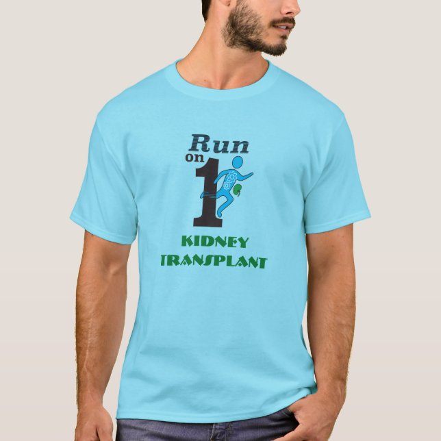 Springa på en njure t shirt (Framsida)