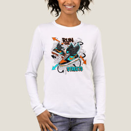 Springa på gatorna – Graffiti Sneakers Tee