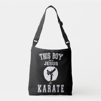 Springa på Jesus och Karate Costume Gift Axelväska
