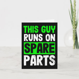 Springa på Spareparts-gåvan till Disease Design Kort