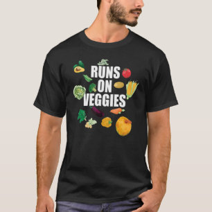 Springa på Veggies Vegan Vegetarian Springer Vegan T Shirt