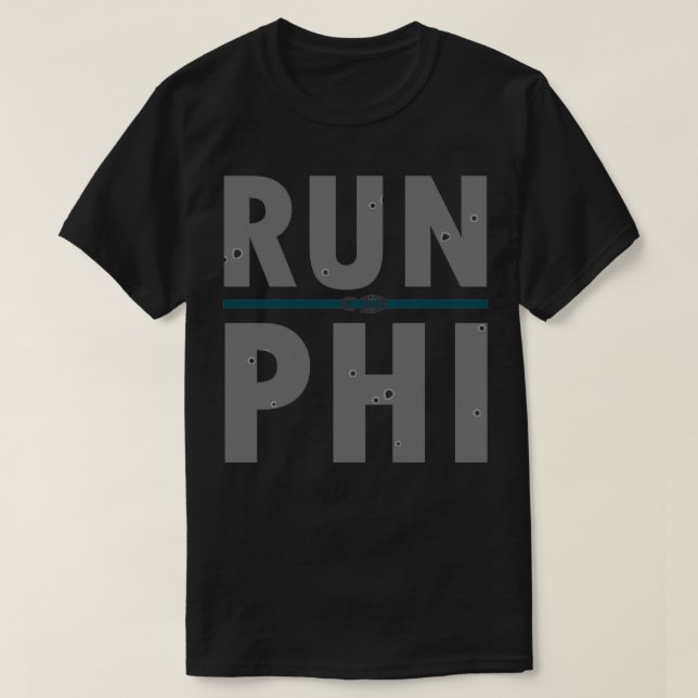 SPRINGA PHI Springa Philadelphia Marathon Design T Shirt (Design framsida)