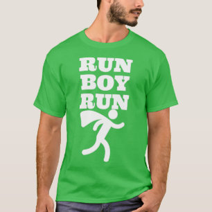 Springa pojke springa t shirt