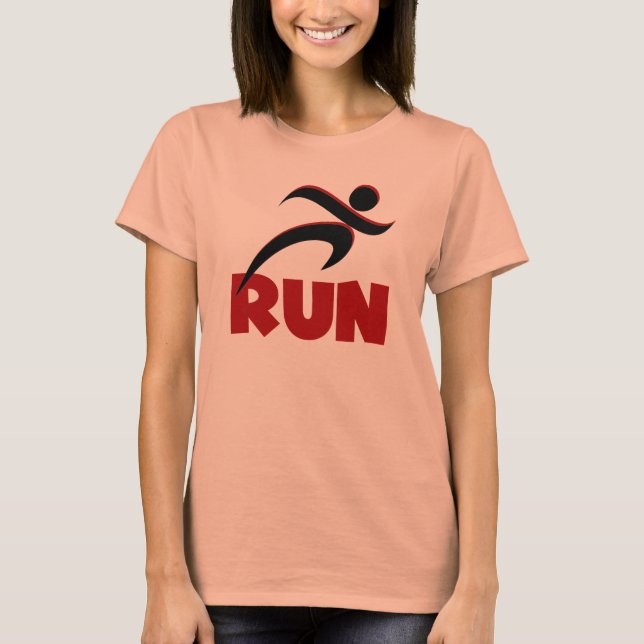SPRINGA Red Fitness Running Tee (Framsida)