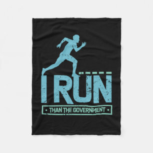 Springa Running Marathon Sport Gift Fleecefilt