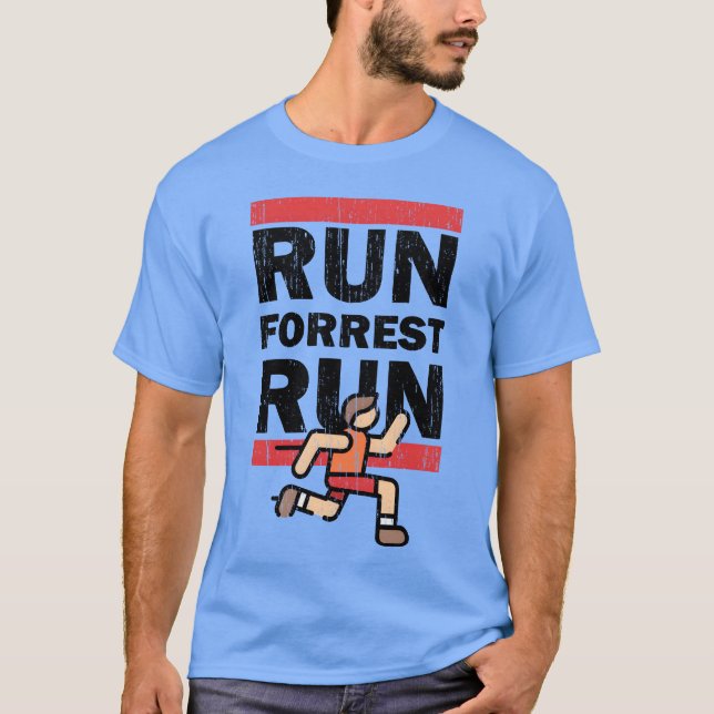 springa skogen springa vänner t shirt (Framsida)