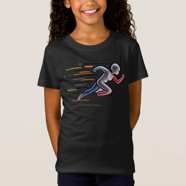 Springa Snabbt T-Shirt (Framsida)