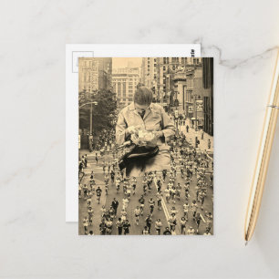 Springa Snart Tandläkaren Kommer Sepia Vykort
