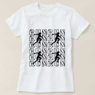 Springa som en tjej T-shirt