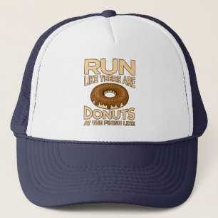 Springa som om det finns Donuts Marathon Springer Keps
