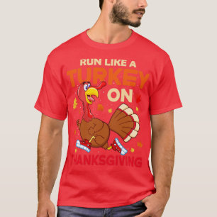Springa som Turkiet på Thanksgivingen T Shirt