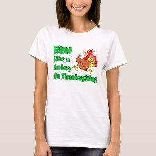 Springa som Turkiet på Thanksgivingen T Shirt