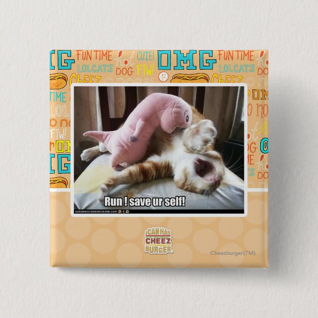 Springa! Sparaursjälv! Knapp (Framsida)