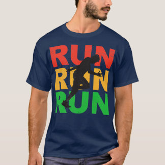 Springa Springa Springa Marathon Joggare Springer  T Shirt