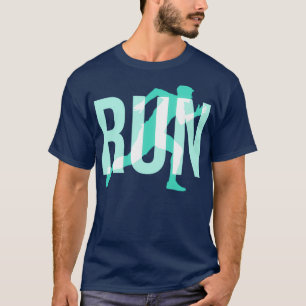 Springa springer som kör gåsjoggande Joggare Sport T Shirt