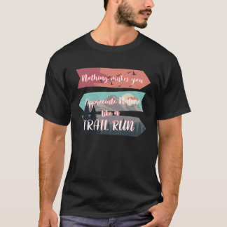 Springa Springer Trail som kör naturbergen Backe T Shirt