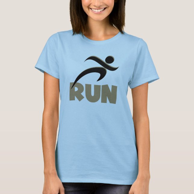 SPRINGA Tan Fitness Running T-shirt (Framsida)