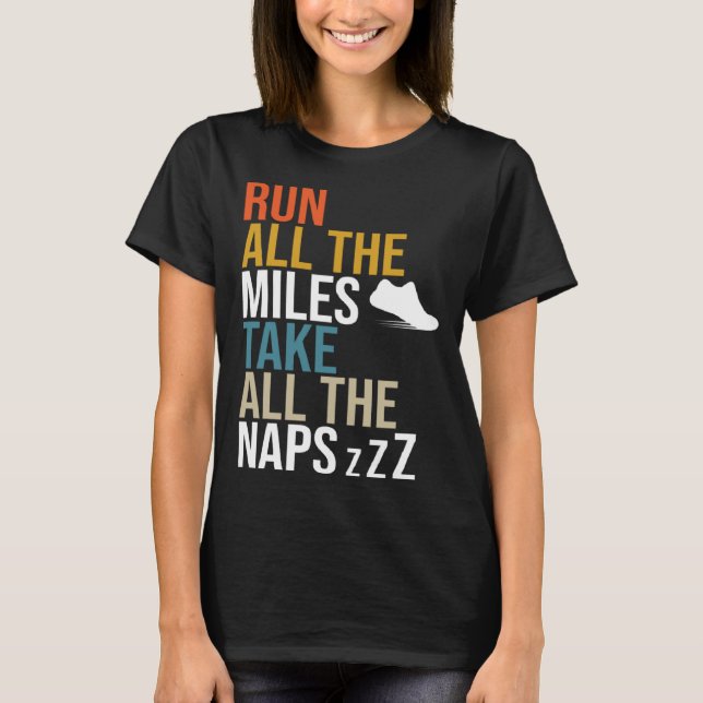 Springa tar alla Springernas marath. T Shirt (Framsida)