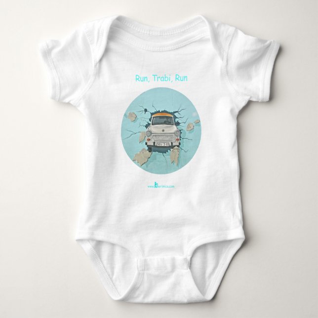 Springa Trabi, springa T Shirt (Framsida)