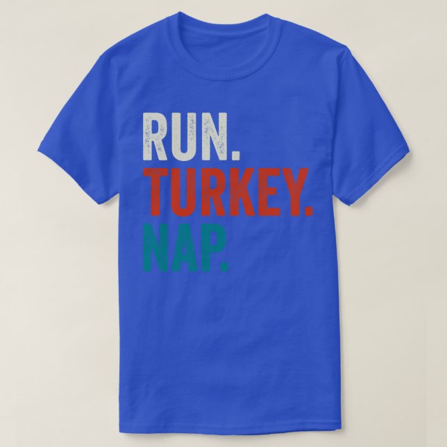 Springa Turkey Nap Thanksgiving Gift T Shirt (Design framsida)
