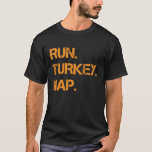 Springa Turkiet Nap-Thanksgiving Funny Turkiettrot T Shirt