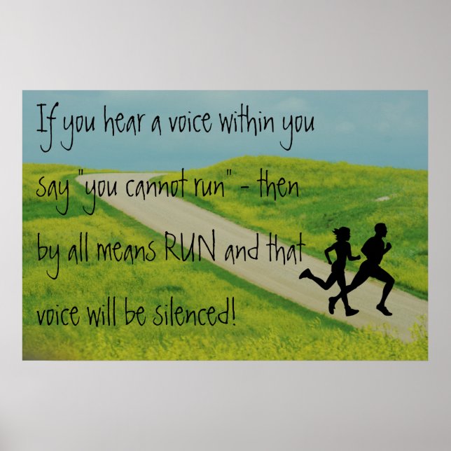 SPRINGA - Tyst Voice inspirational CC-POSTER Poster (Framsidan)