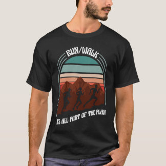 Springa Walk Det ingår i planen Sport Walk Springa T Shirt