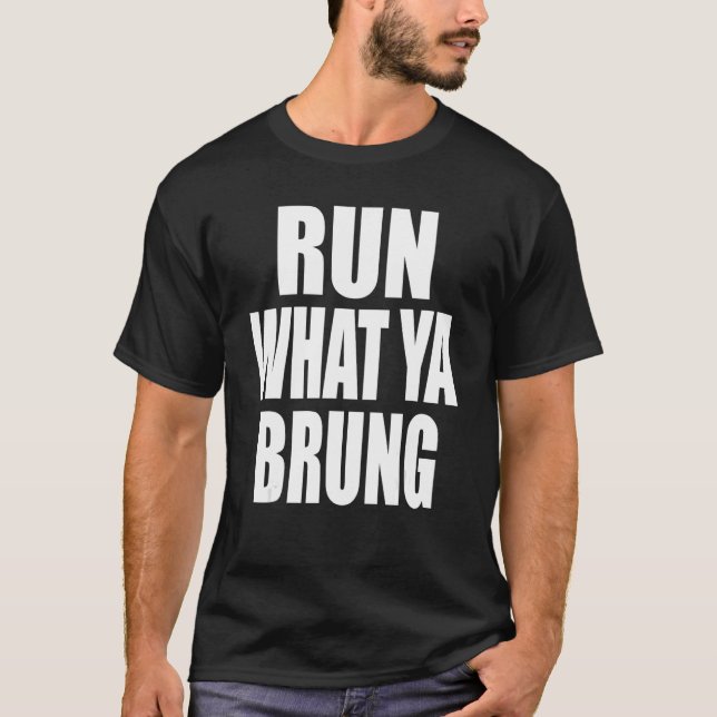 Springa What Ya Brung Bracket Tävla T Shirt (Framsida)