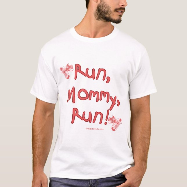 Springamammaspringa - rosa t shirt (Framsida)