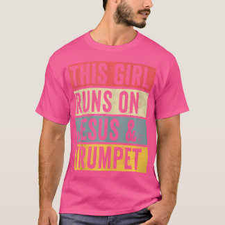 Springan på Jesus och Trumpet Tshirt Marchin T Shirt