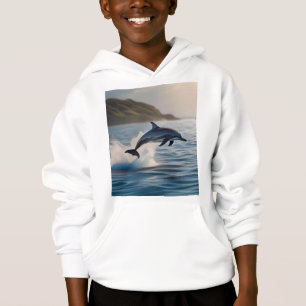 Springande hoppande delfin: En glädjedans i havet T Shirt